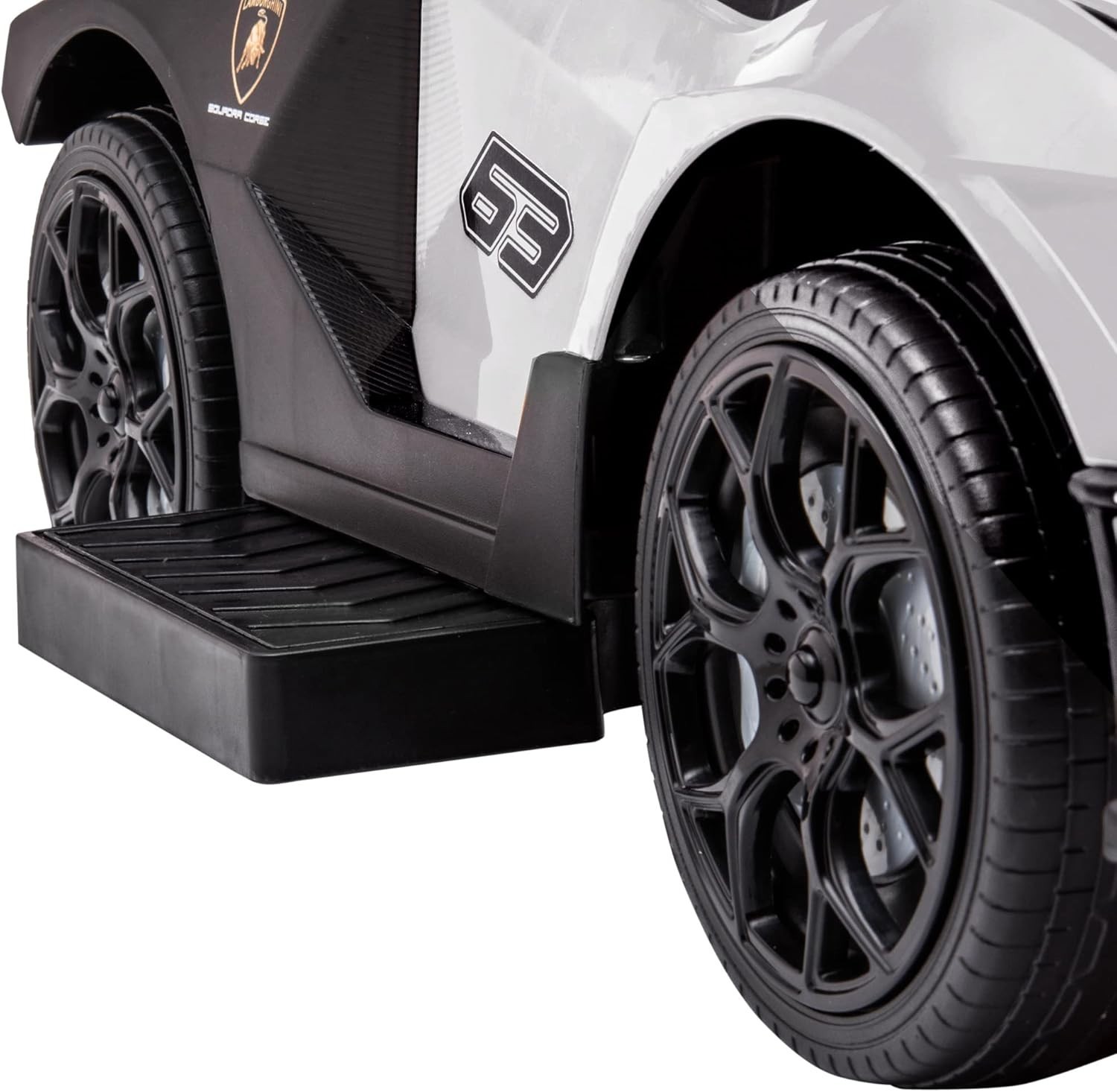 Aosom 2-in-1 Ride On Push Car for Toddlers 1-3, Licensed Lamborghini Stroller Sl