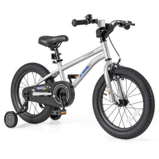 16-Inch Kids Bike Bicycle for Boys Girls 4-7 Adjustable with High Carbon Steel F