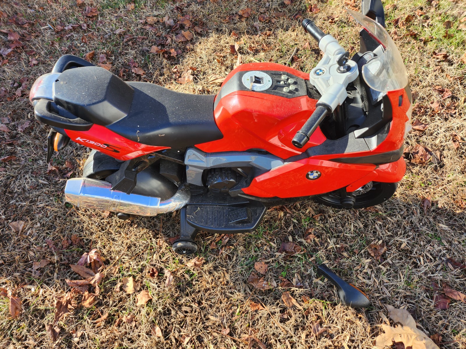 BMW Motorcycle 6V Kids Ride On Licensed Electric 3 Wheels Bicycle w/ Music Red