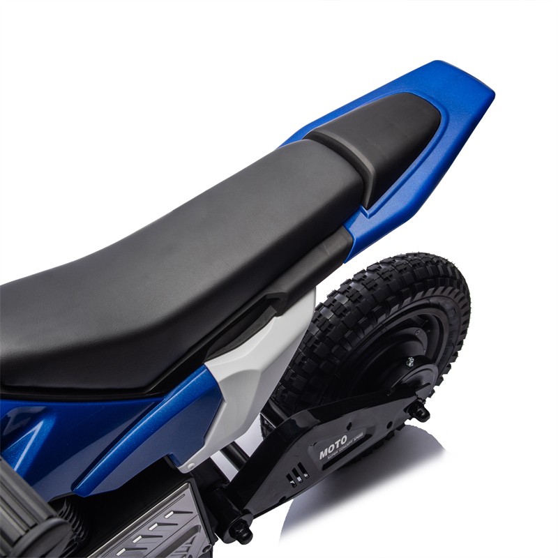 24V Kid Ride On Electric Toy Motocross Motorcycle Adjustable Speed for Aged 5-15