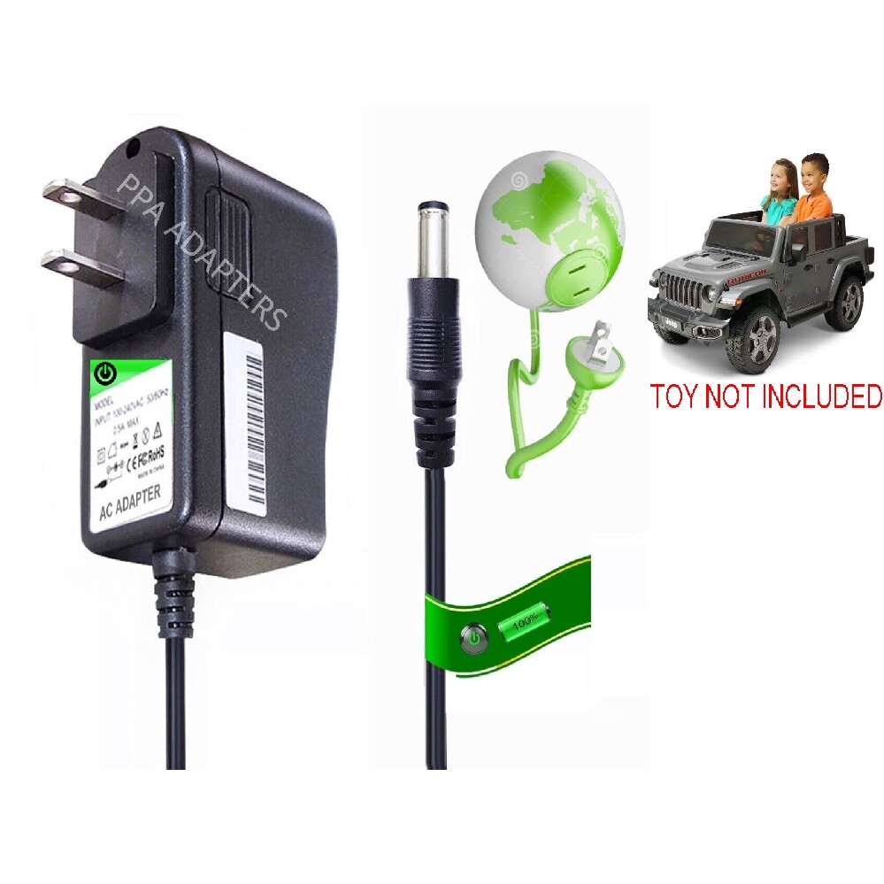 12V Circle Charger for 12V Ride on Hyper Jeep Gladiator Truck Power Wheels