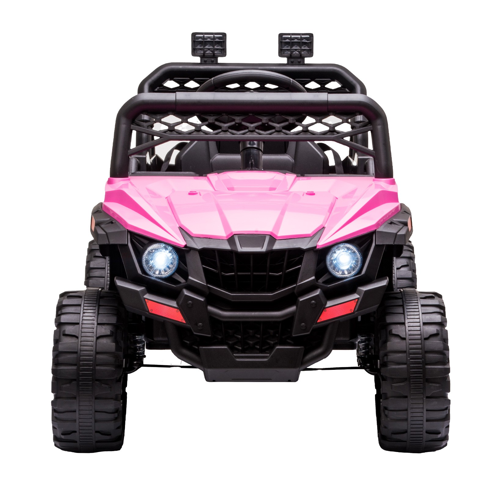 12V Electric Kids Ride On Truck Toy Remote LED Music Spring Suspension