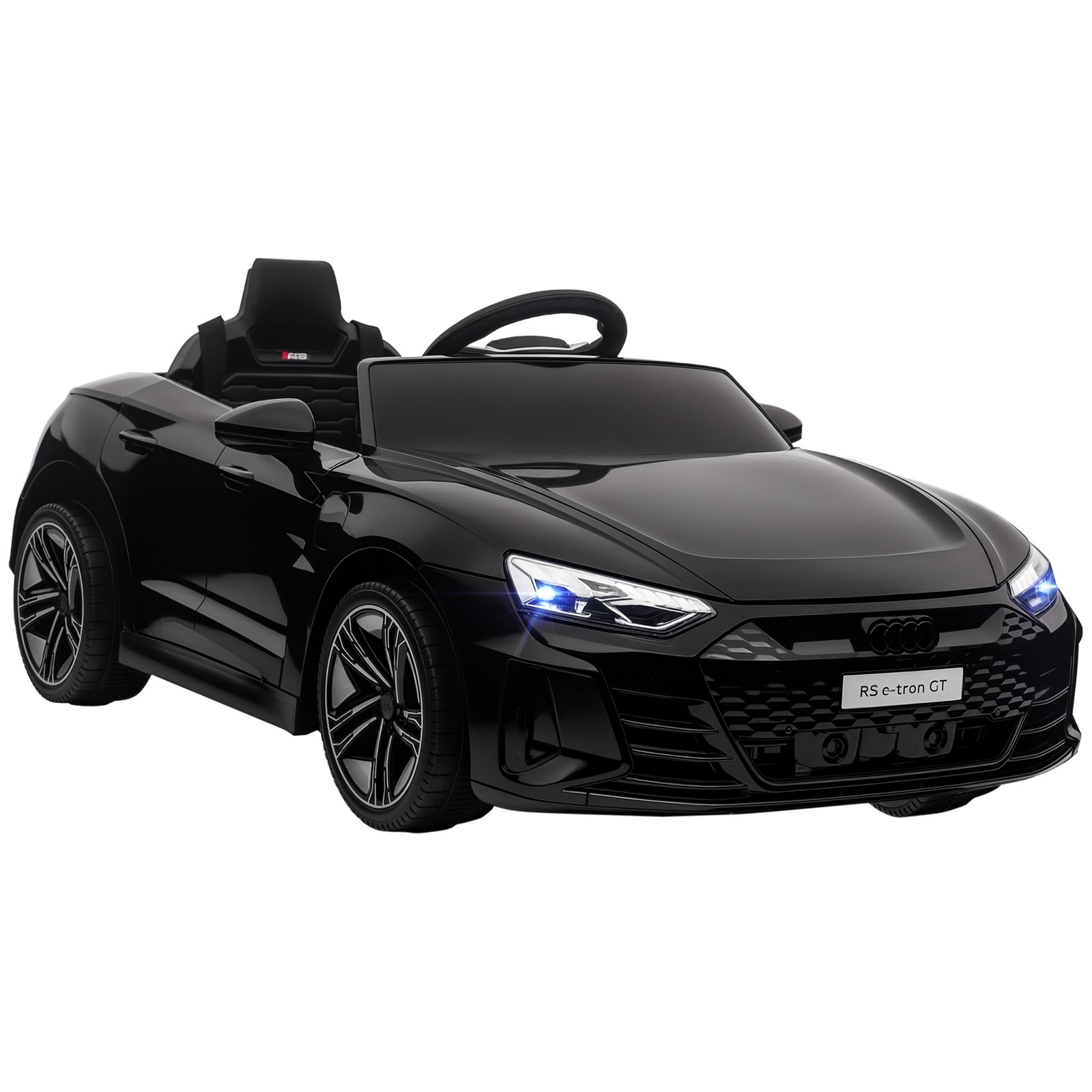 Licensed Audi 12V Electric Ride on Car with Remote Control, Horn Honking, Black