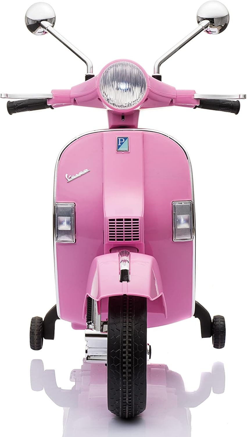 Vespa Scooter, 12V Battery Powered Ride on Car – Electric Scooter for Kids with