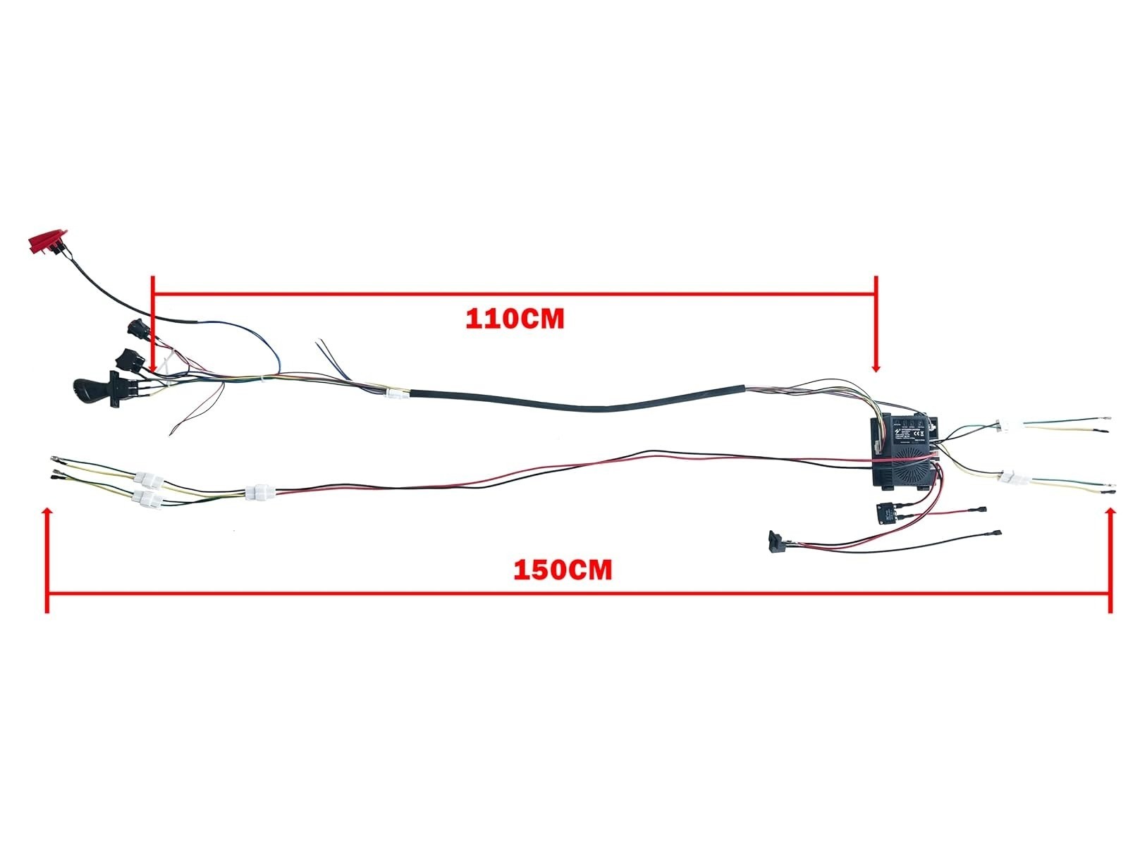 24 Volt DIY Wires Harness Conversion Kit for Kid’s Ride On Toys Car,2.4G Set of