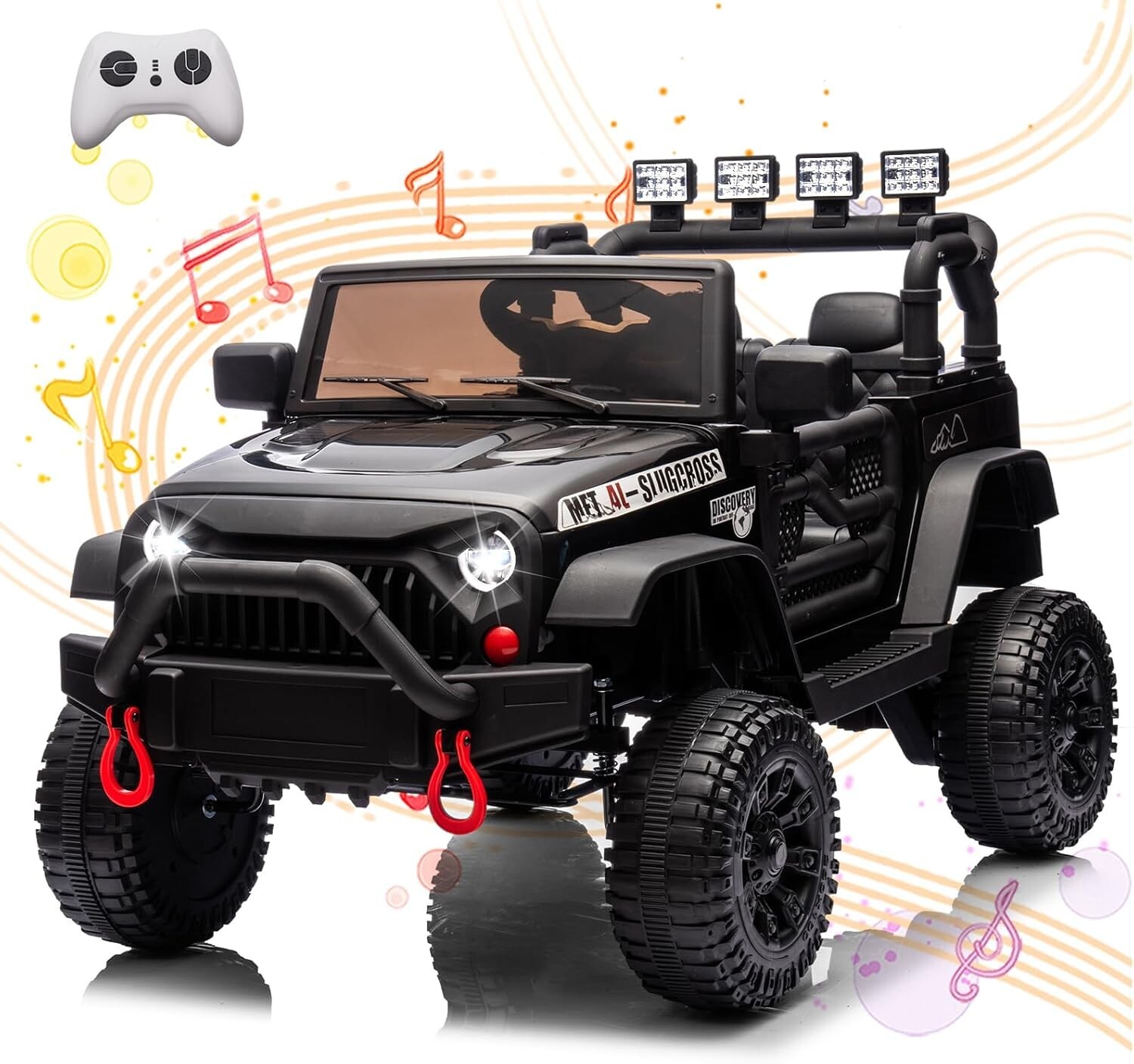 24V 400W Ride on Jeep with Remote Control Battery Powered Vehicle Toy for Kids