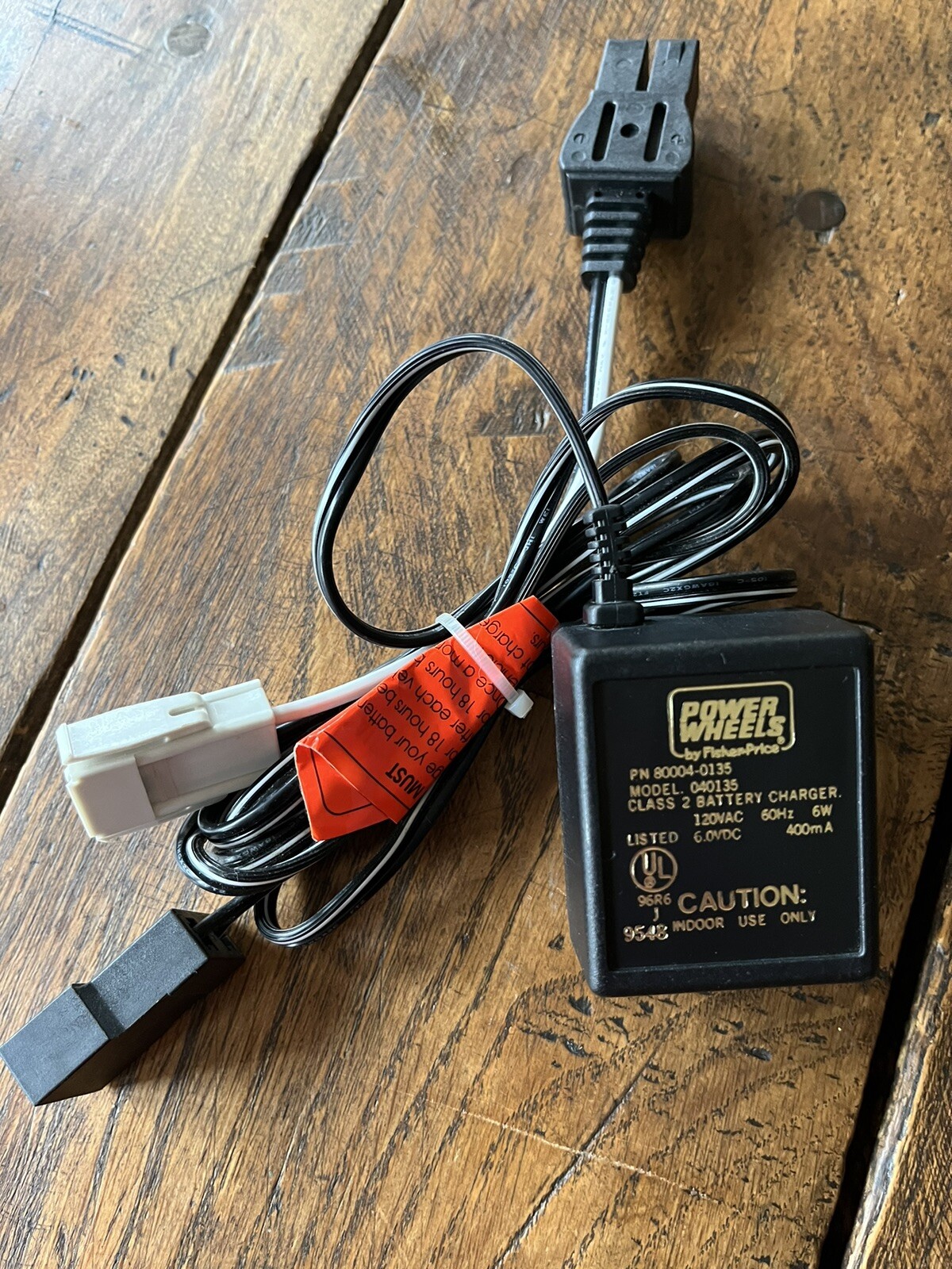 OEM Power Wheels by Fisher Price Battery Charger 040135 6V 400mA