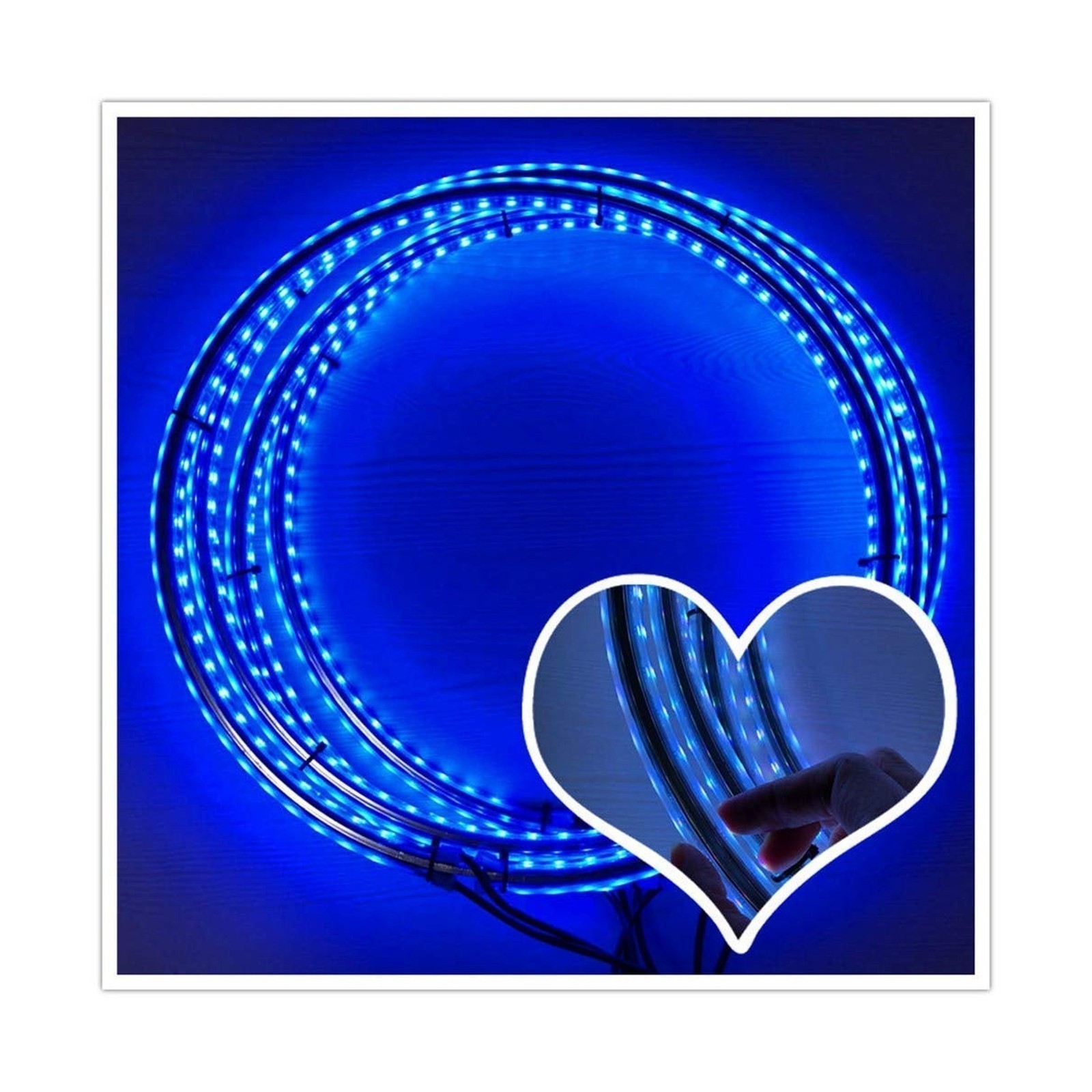 17 Inch Wheel Rim Light Kit – Double Rows LED, Fit For 21-28″ Tire Wheels