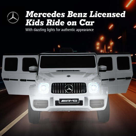 12V Mercedes-Benz G63 Licensed Kids Ride-On Car w/ Remote Control