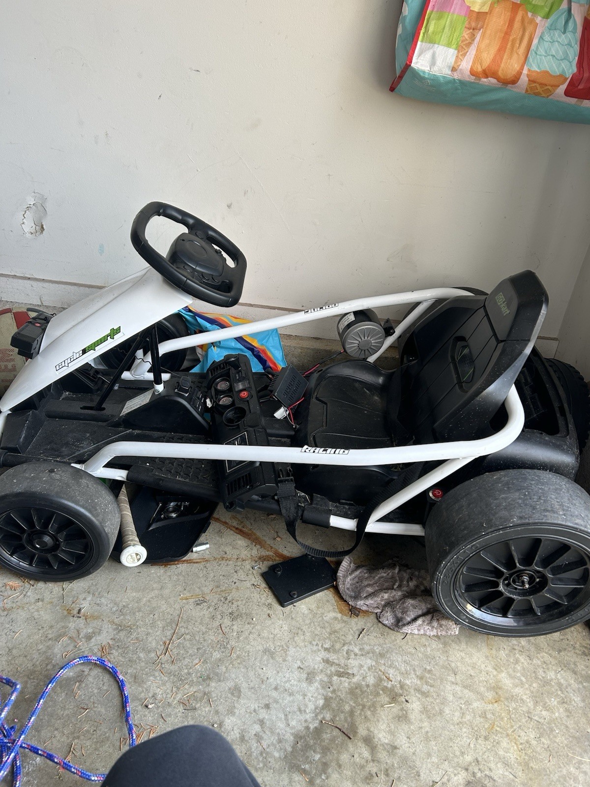 GoKart Battery Operated Ride-On Go-Kart frame, I can include electric parts