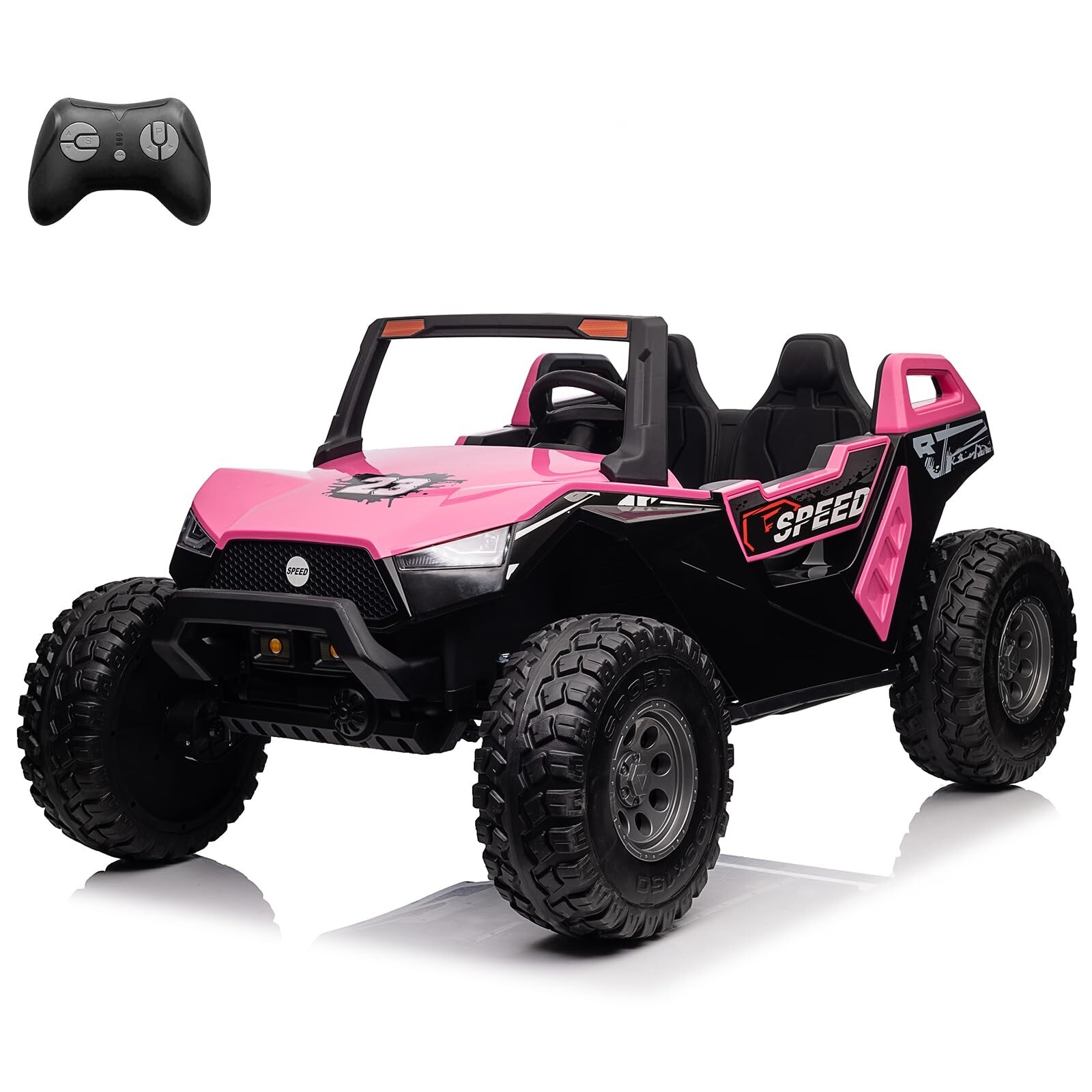 24V Ride on UTV Car Electric Toys 4WD Off-Road Quad W/Remote For Kids Gift