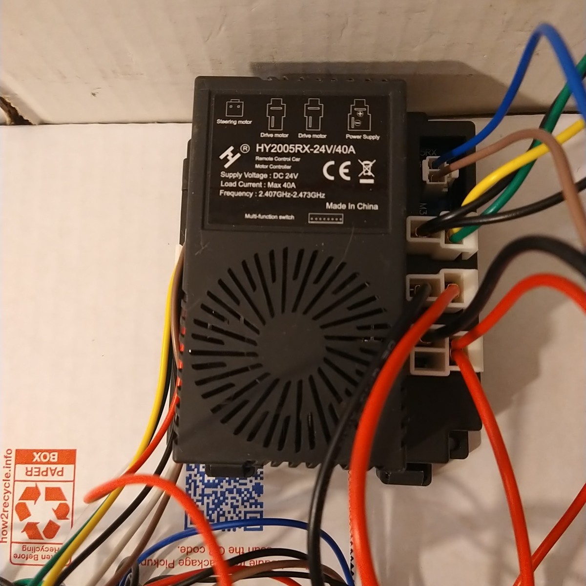 12 Volt Power Wheel DIY Modified Wires High Power For Children Electric Car