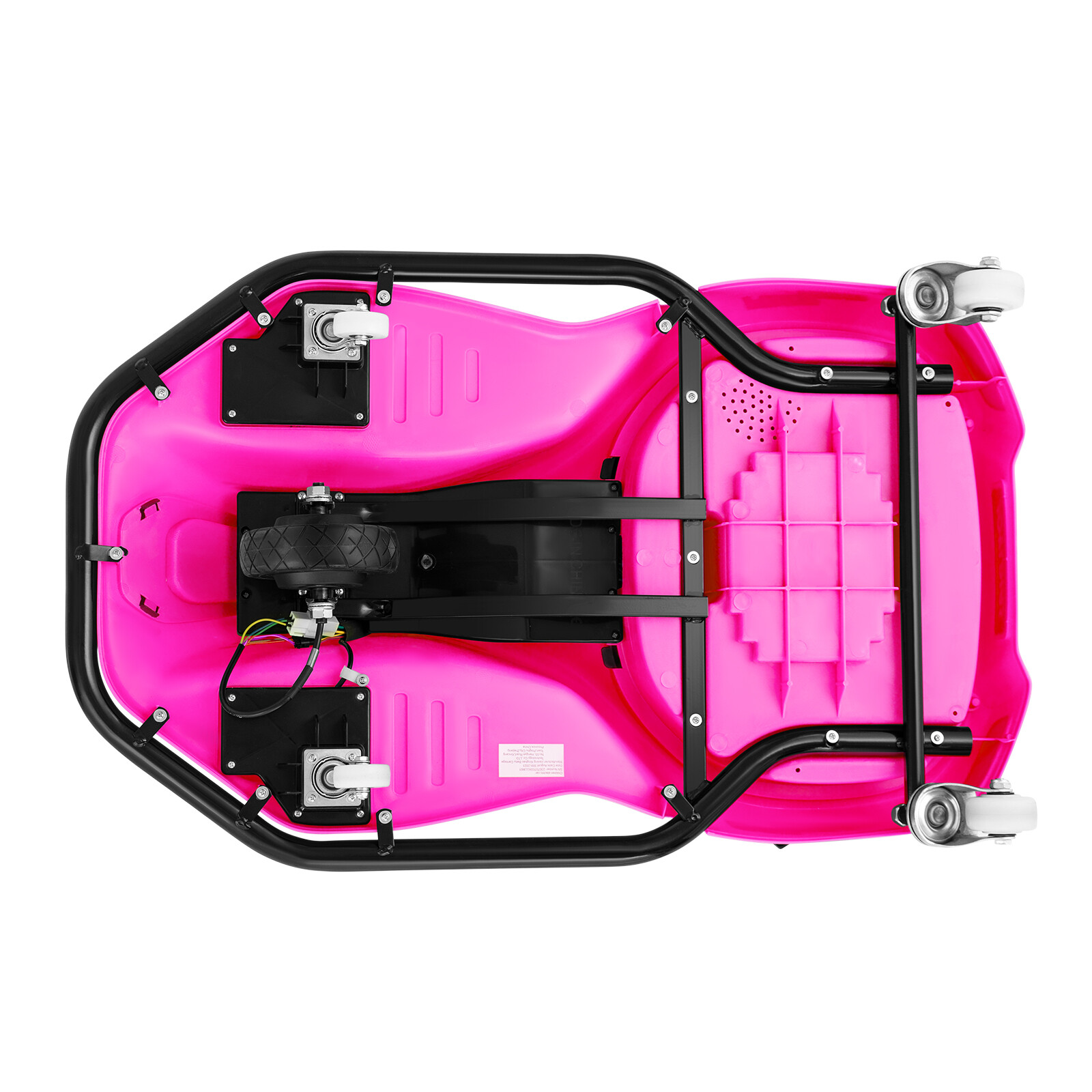 JOYLDIAS Pink 24V Kids Electric Ride On Drifting Car 360° Rotating Boy Girl Gift