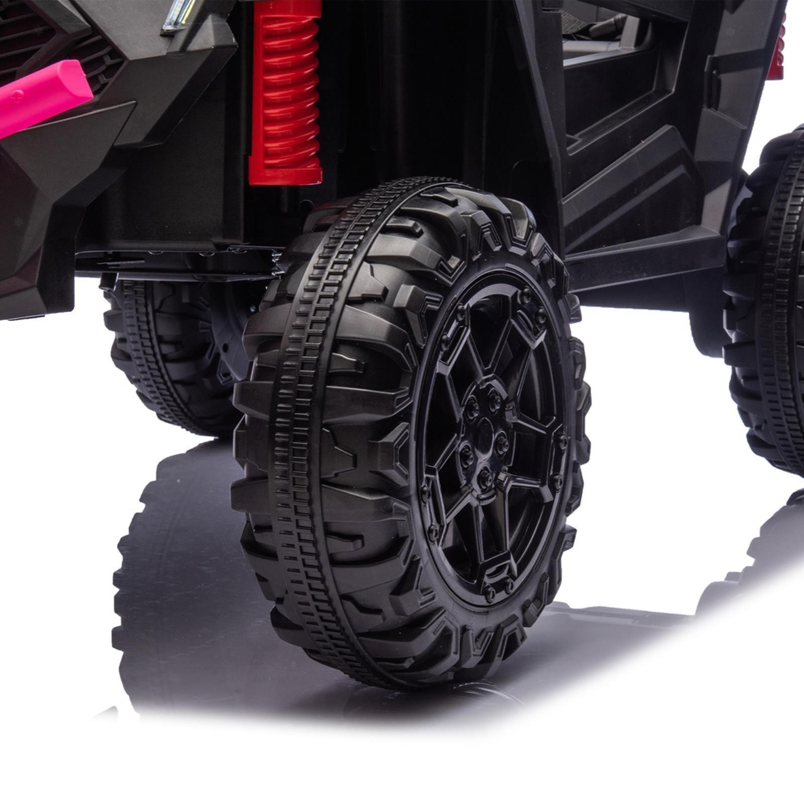 Kids 24V Electric UTV Vehicle with 400W Motor, Parent , LED Lights, , USB,