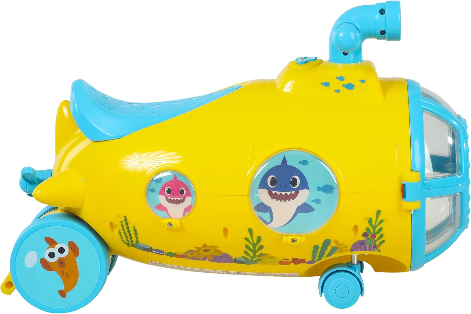 Baby Shark Submarine Ride-On for Ages 1.5-3 Years