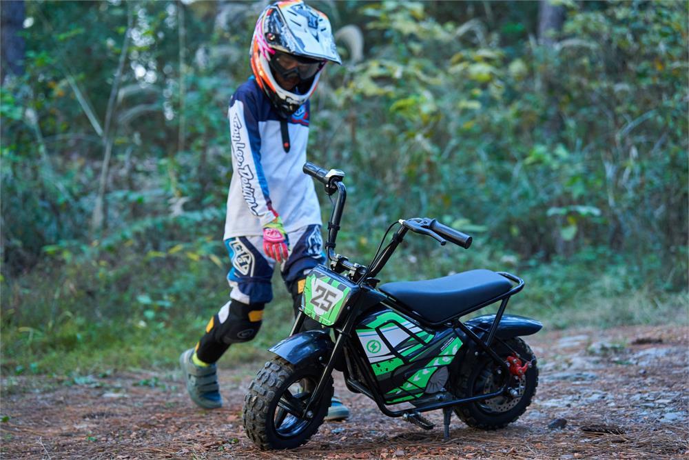 MotoTec 24v 250w Electric Lithium Powered Mini Bike Speed up to 10MPH – Black ✅