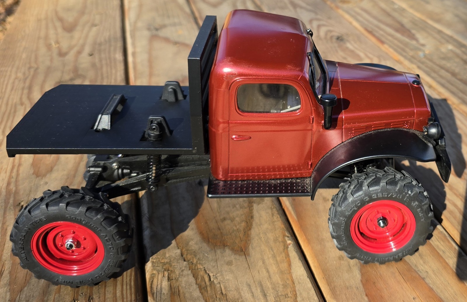 Truck Flat Bed (NO Truck Included ) for FCX24 Power Wagon LONG WHEELBASE