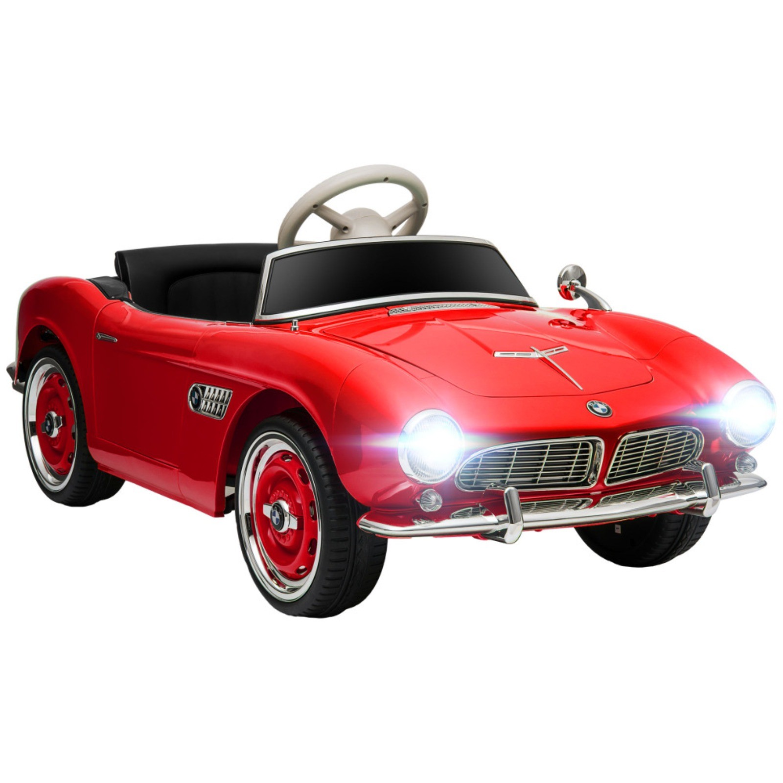 Aosom Licensed BMW Electric Ride On Car 12V 3 Speeds Remote Control Red