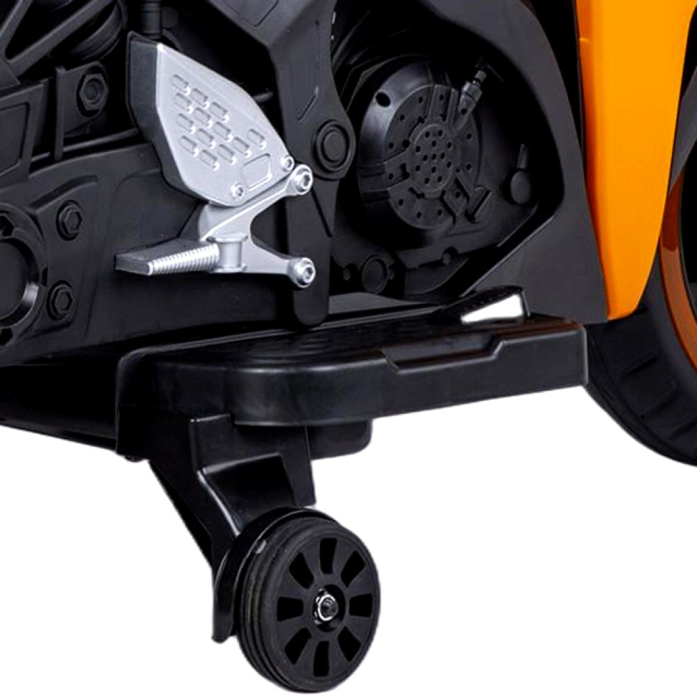 Kids 12V Electric Motorcycle with Trainning Wheels for 3-6 Years Boys Girls