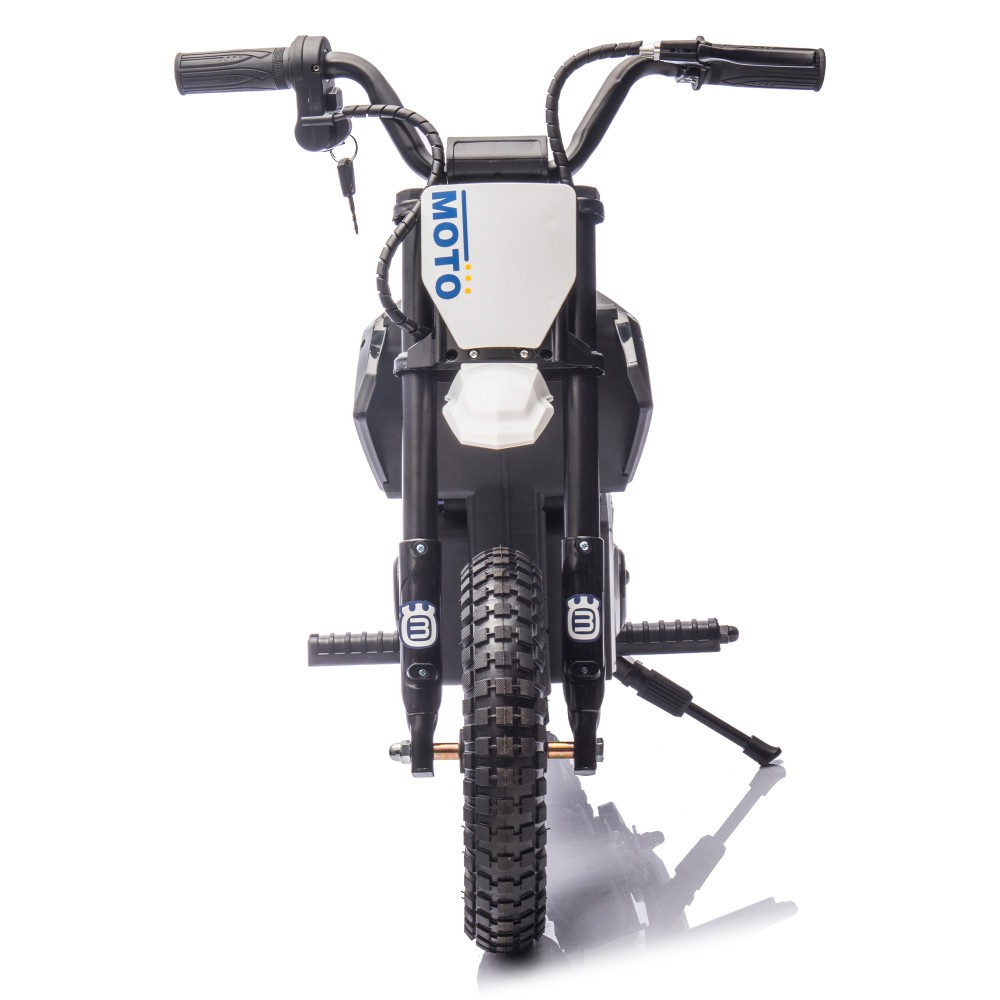 24V Kids Electric Motorcycle Toy, 200W Motor, LED Lights, Bluetooth MP3, 9.3MPH