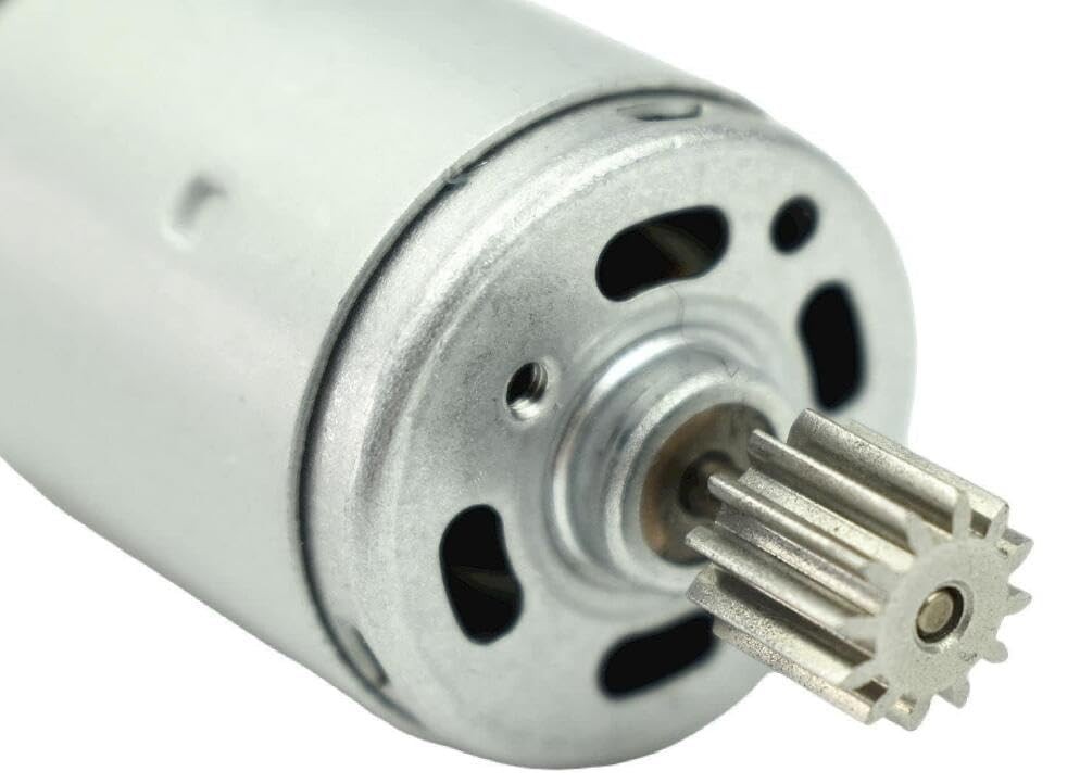 2PCS 12V RS390 Electric Motor 20000RPM with 12 Gear Teeth for Toy Car Accessory