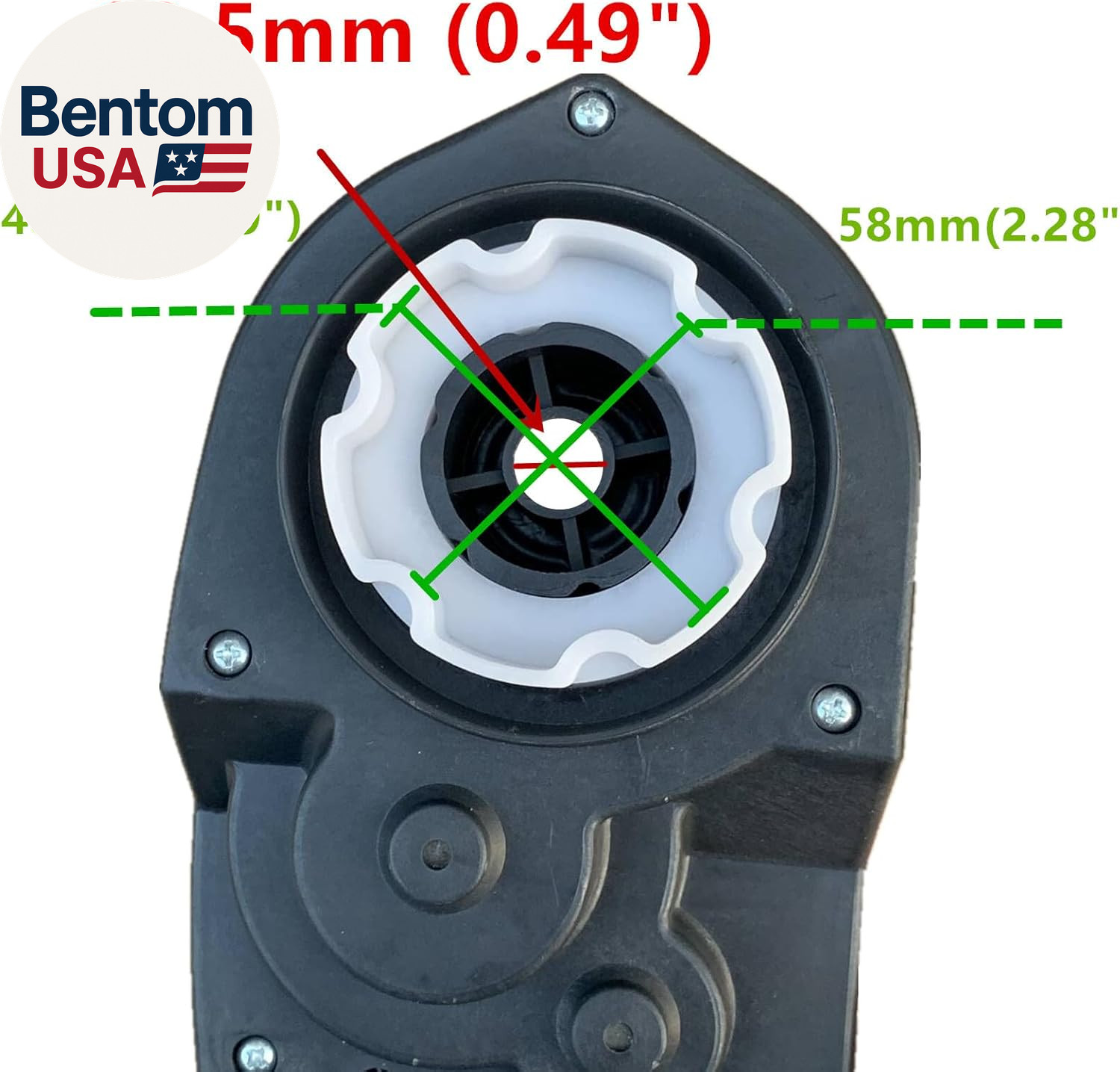 24V High Power Gearbox for Powered Wheel, 24 Volt 30000RPM High Torque Motor Gea