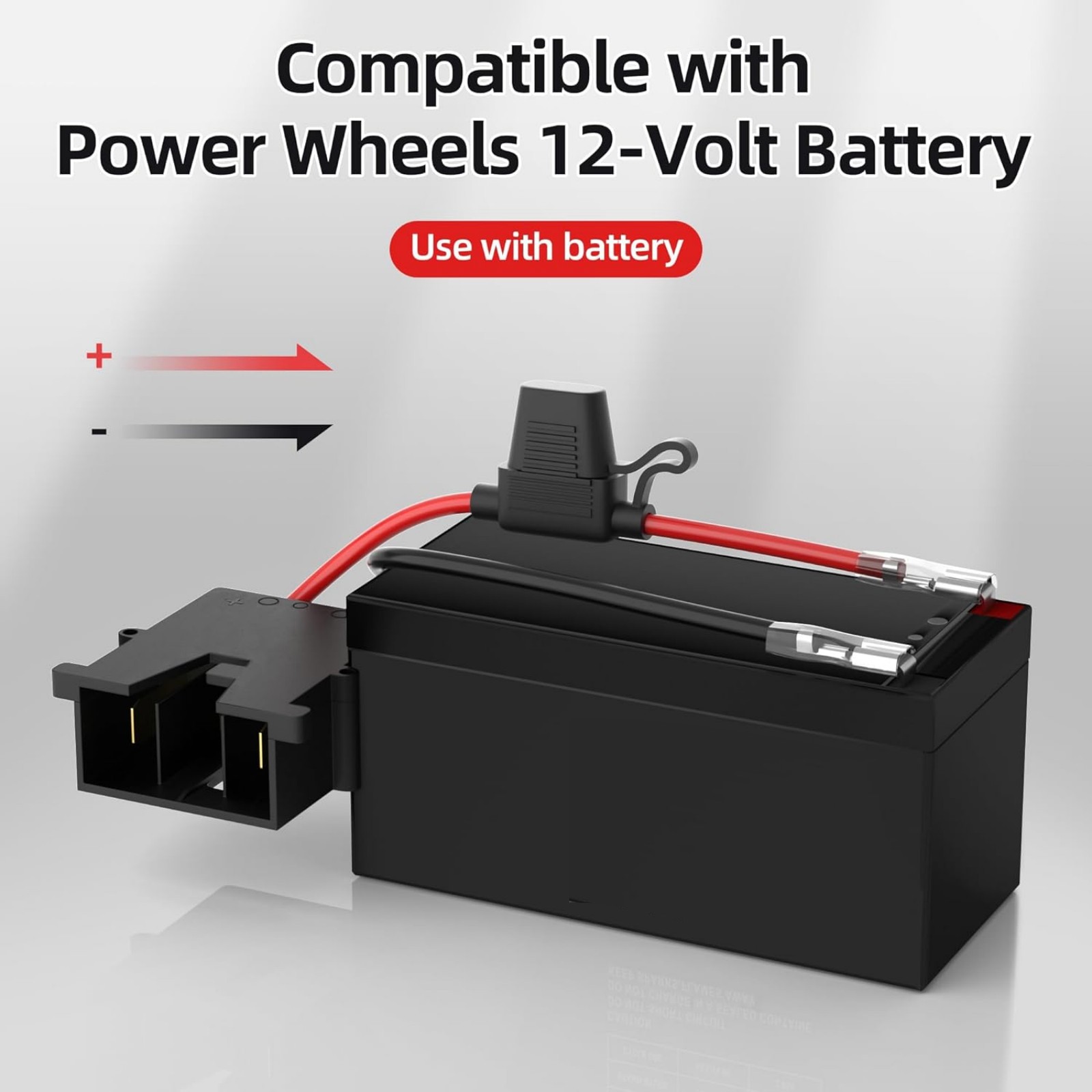 12V 20Ah LiFePO4 Battery/Connector/Combo for Fisher-Price Power Wheels Lot