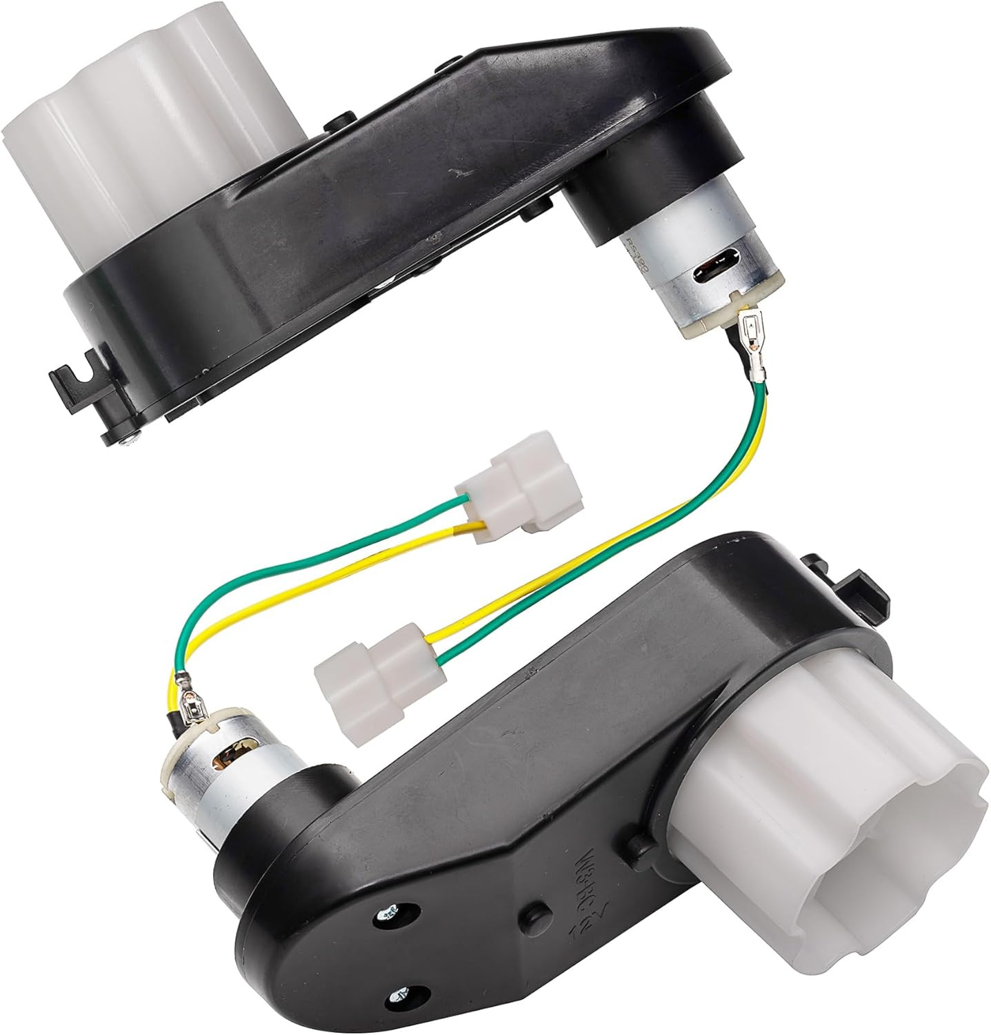 2 Pcs 12V RS390 16000RPM Kids Ride-Ons Gearbox with DC Motor, 390 Motor with Gea