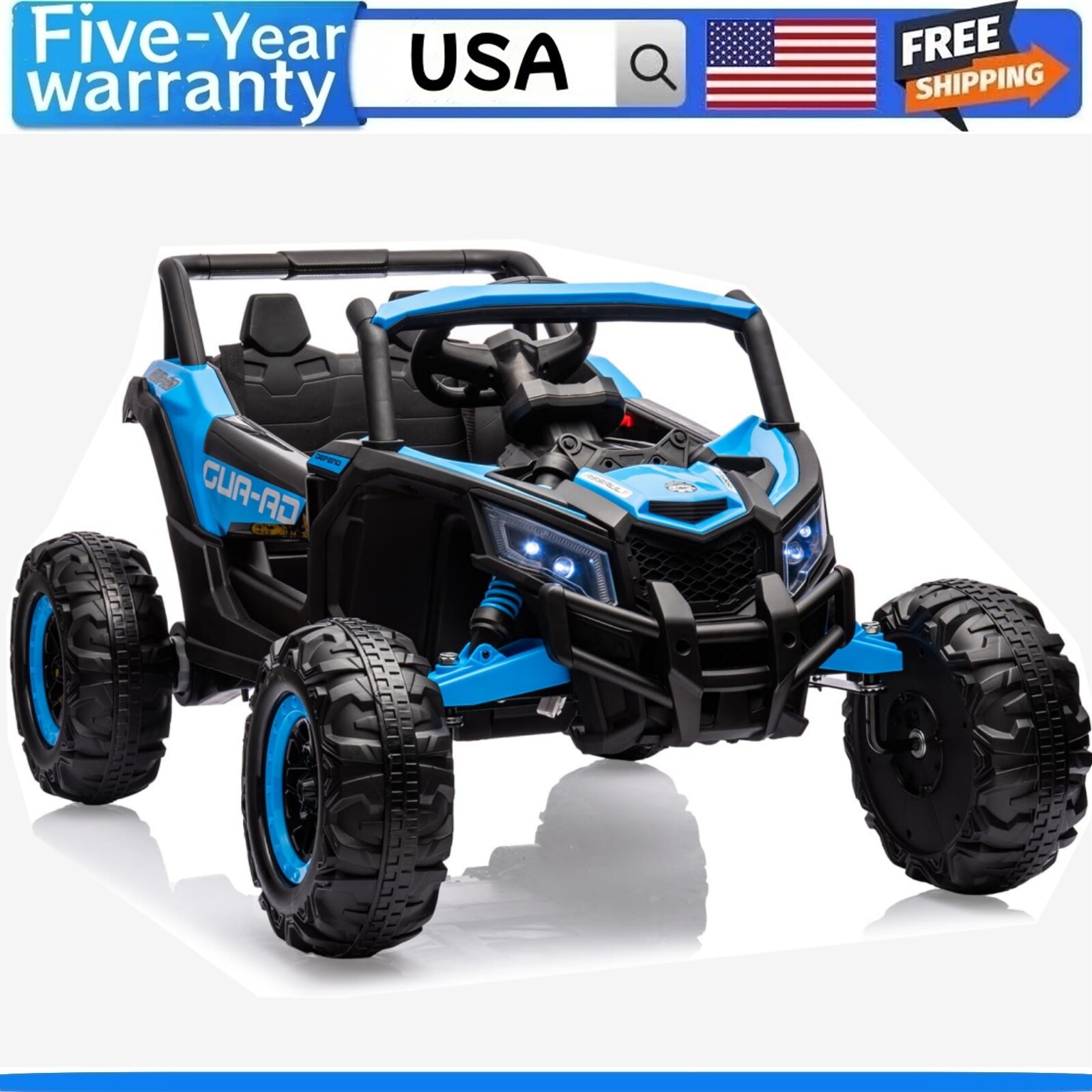 Ride on UTV Car 200W Motor Spring Suspension Music LED Lights W/Remote Control