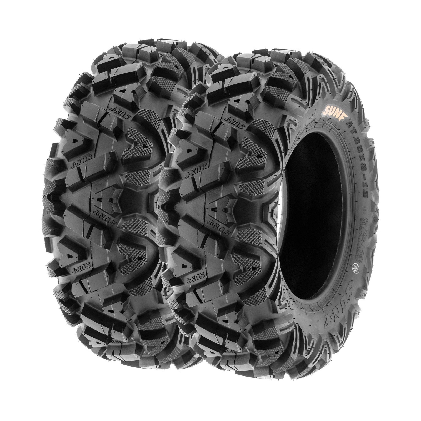 Set of 2 SunF A033 Power.I AT 27×9-14 ATV UTV Off-Road Tires All-Terrain, 6 P…
