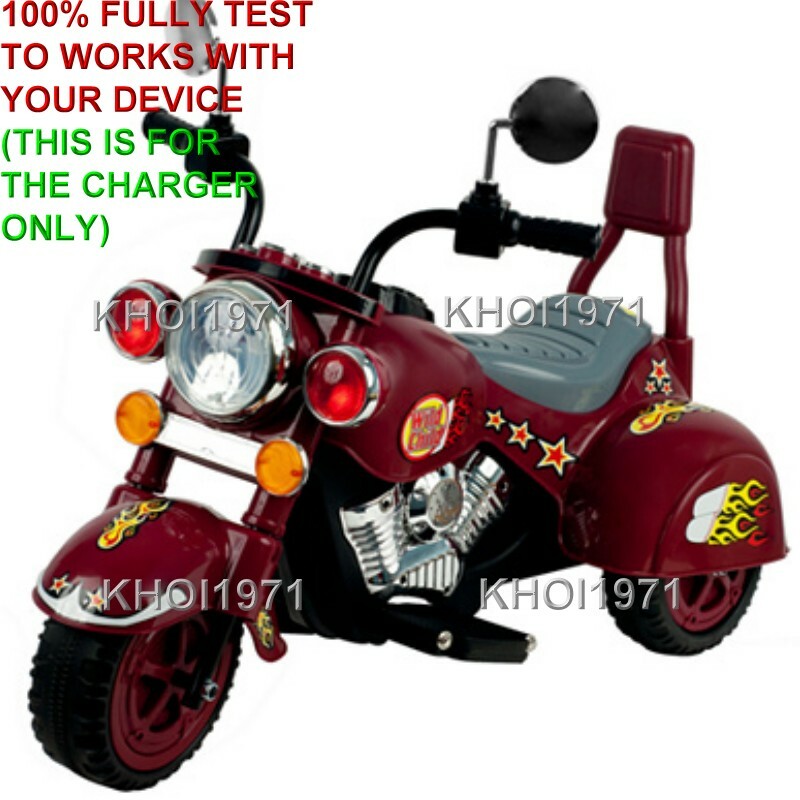 WALL charger AC adapter FOR =03F QVC Lil’ Rider Road Warrior Motorcycle ride on