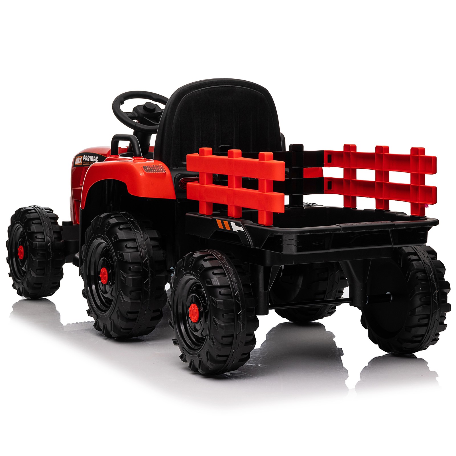 Ride on Tractor 24V 400W Powered Electric Tractor Toy electric car for kids Red