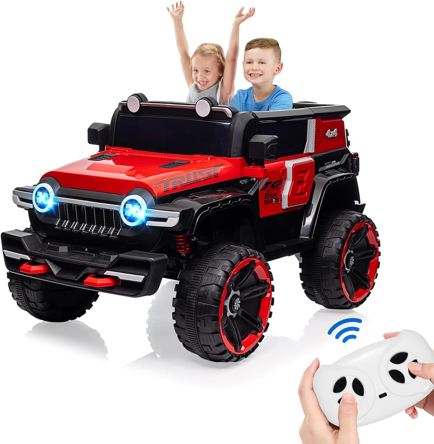Kids Electric Ride On Truck 12V Power Battery Car w/ Remote Control & MP3 Player