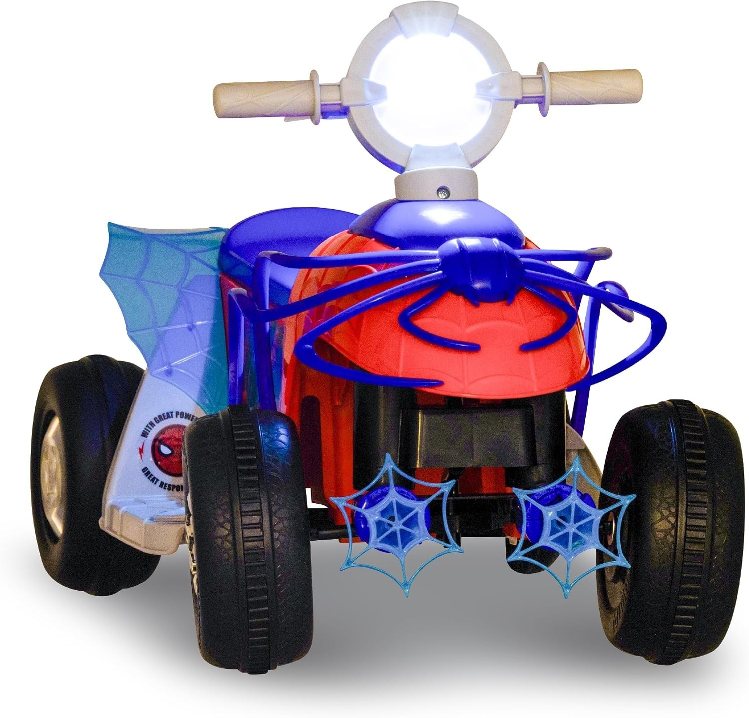 Marvel Spider-Man Electric Ride-On Quad, 6V Battery Included