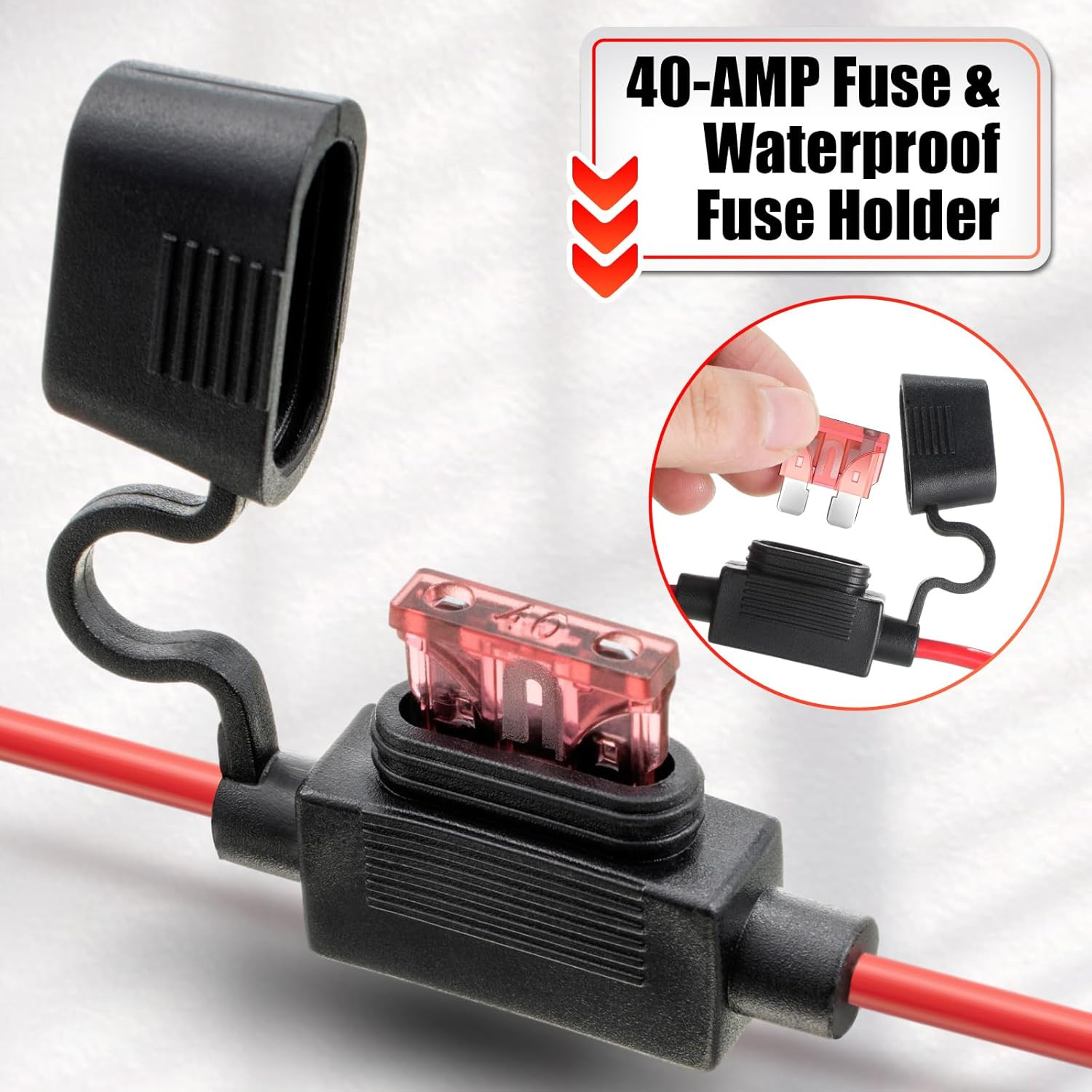 12 AWG Wire Harness Connector Replacement Compatible with Peg Perego 12 Volt SLA