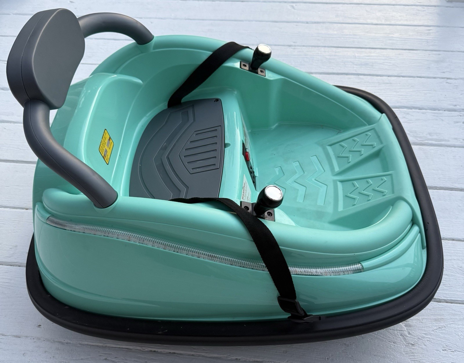 Baby Bumper Car with 2 Driving Modes, Remote Control, Safety Belt,LED Lights