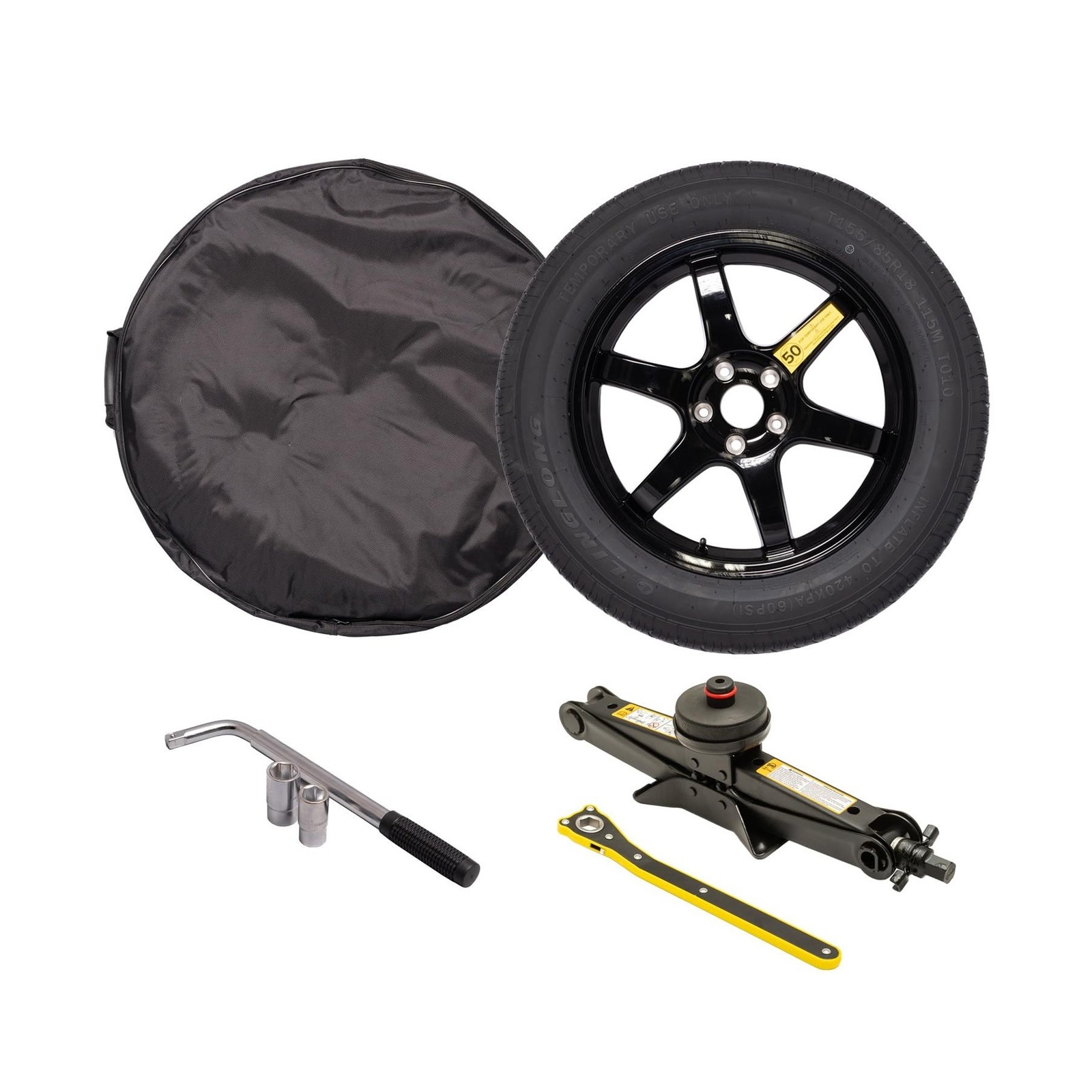 StanceMagic Complete Spare Wheel Tire Kit Fits 2020-2026 Tesla Model Y Spare …