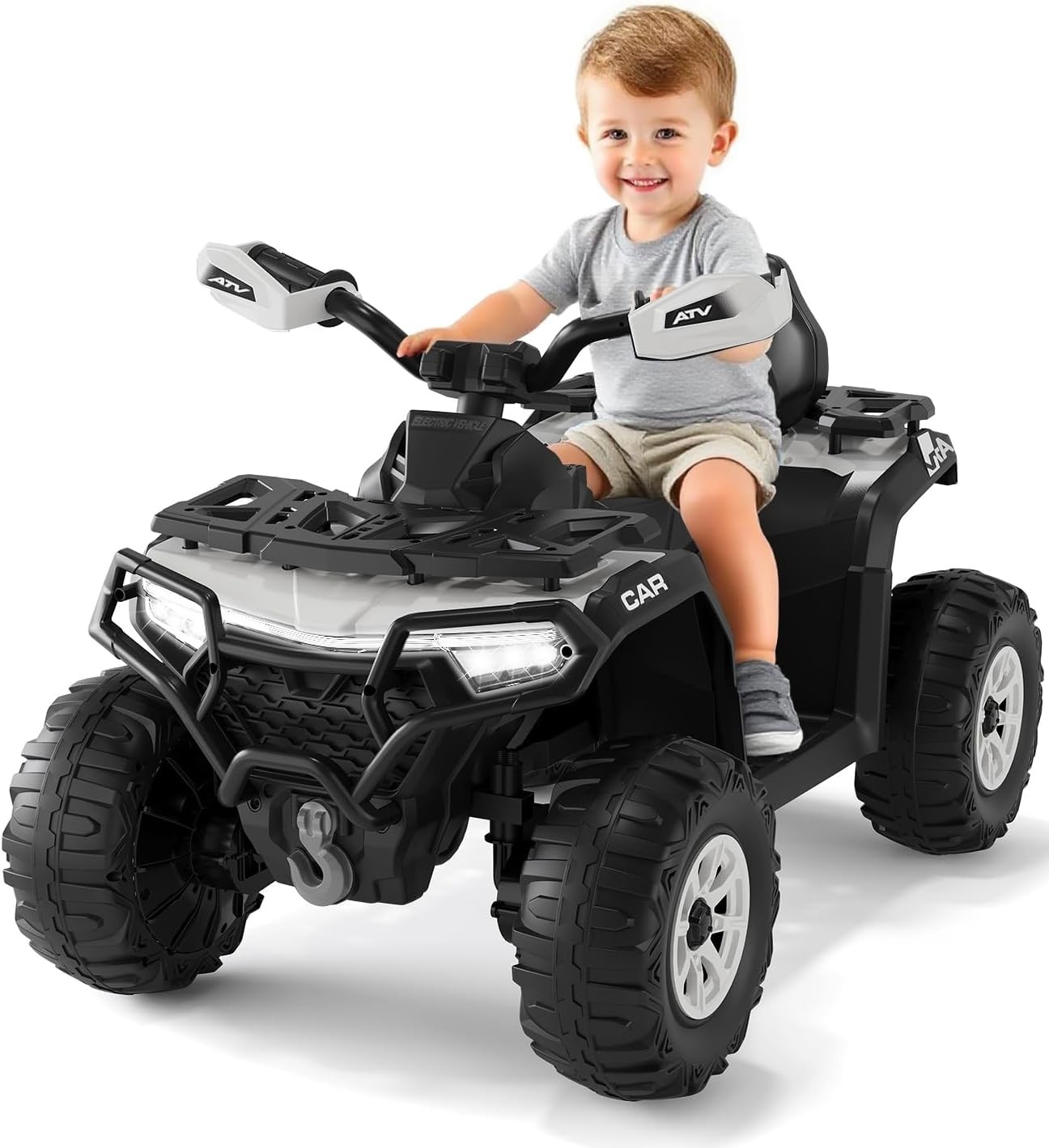 12V Kids 4 Wheeler ATV Quad Car Off-road Ride on Toy w/ LED MP3 2X35W Motor US