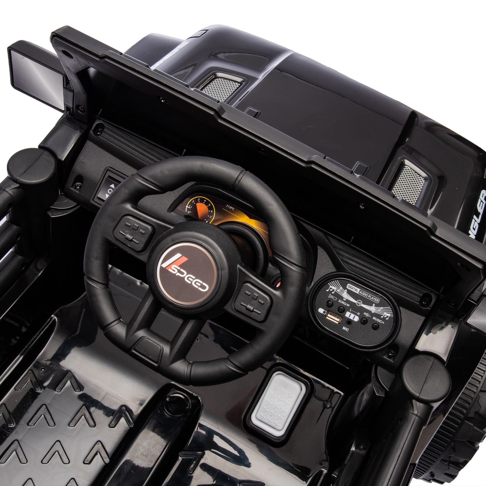 12V Kids Ride on Electric Car w/Parents Control Dual Drive Headlights Slow Start