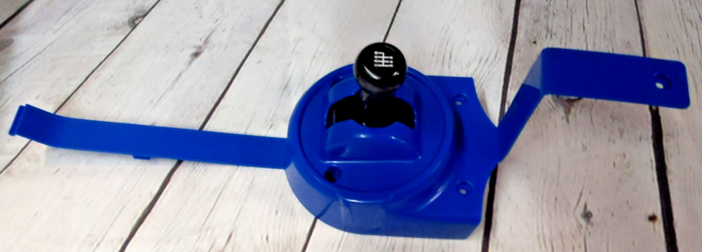 Genuine Kid Trax/ Flybar 12V & 16V Viper Shifter Assembly with Housing -Blue