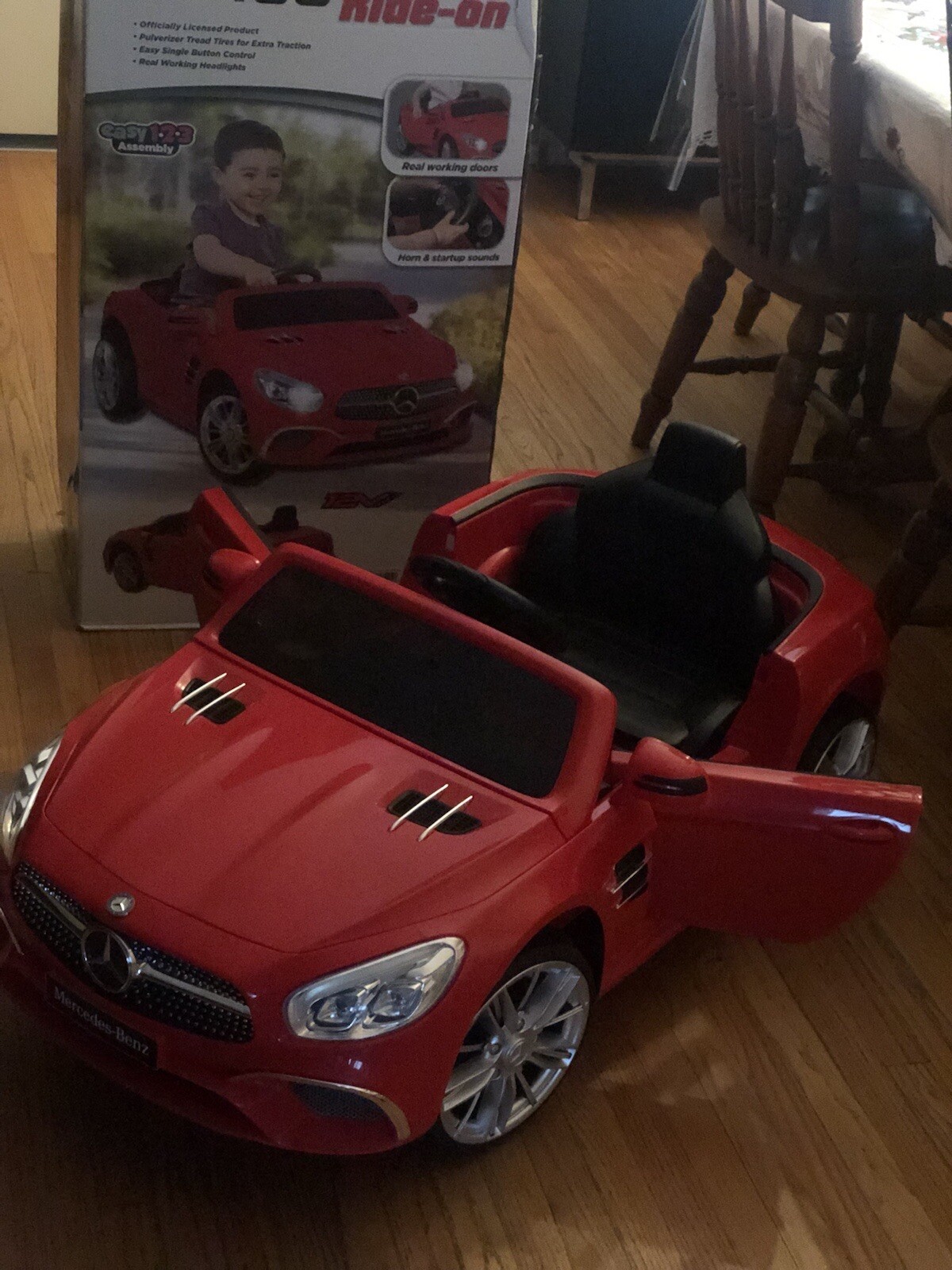 Kids Ride on Car Mercedes Maybach S650 Electric Battery Powered Car – Red