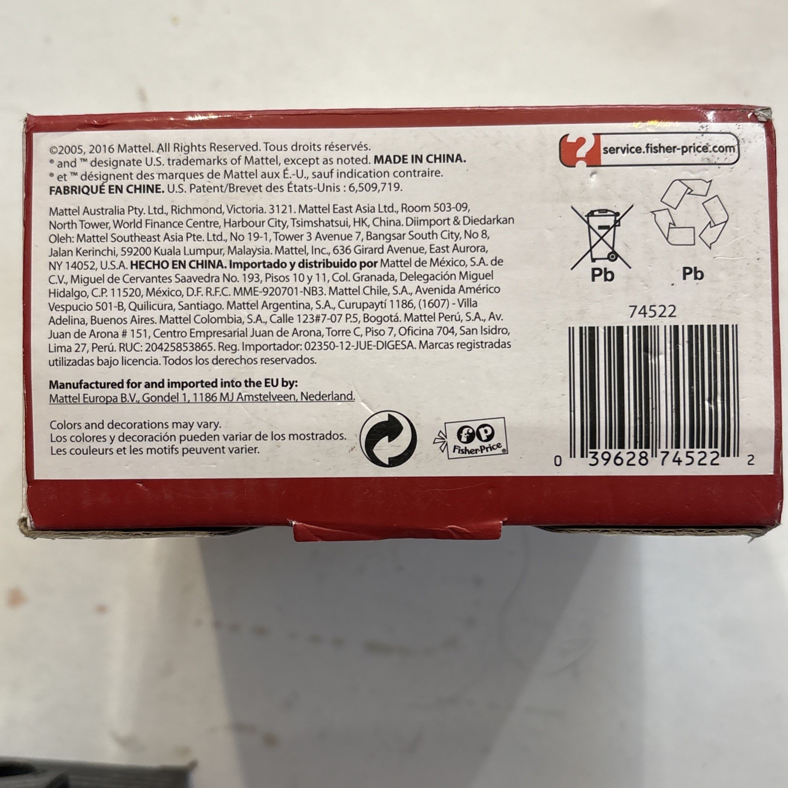 Fisher-Price Power Wheels 6-Volt Rechargeable Battery New Old Stock Made In 2019