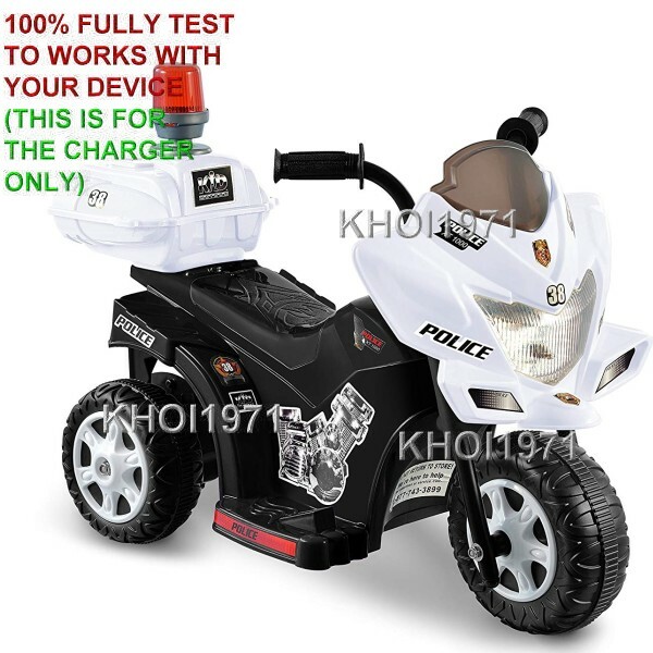 WALL charger AC adapter 0296 National Products Kid Motorz Lil Patrol motorcycle