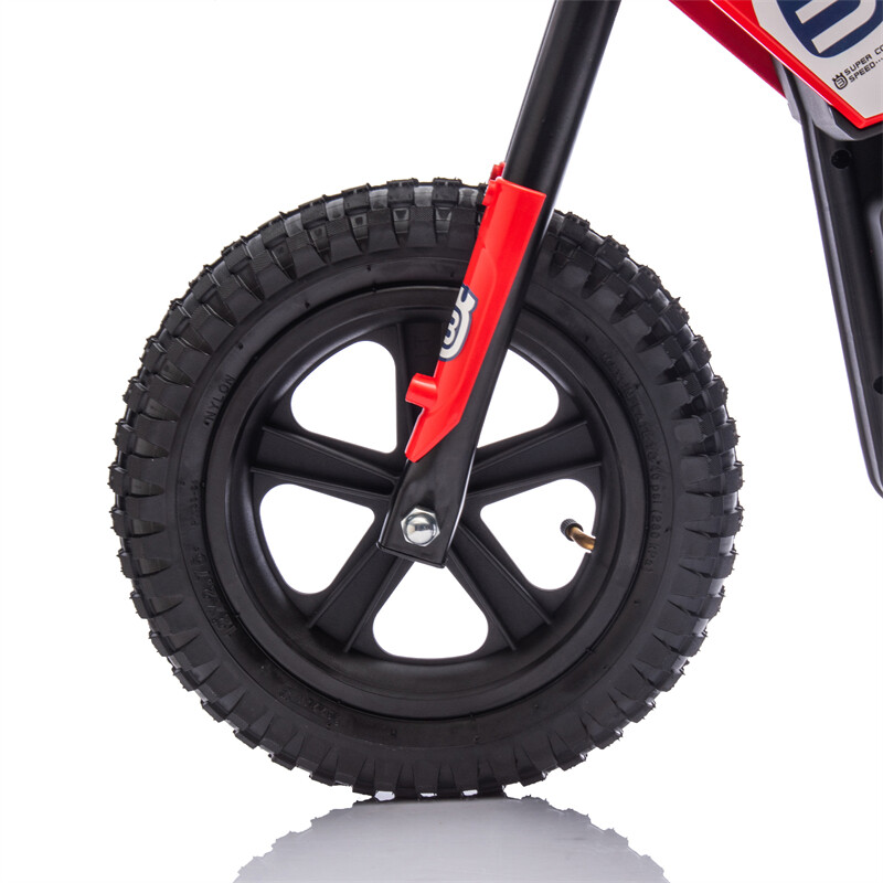 24V Kid Ride On Electric Toy Motocross Motorcycle 200W 3.1-9.32MPH for Aged 5-15