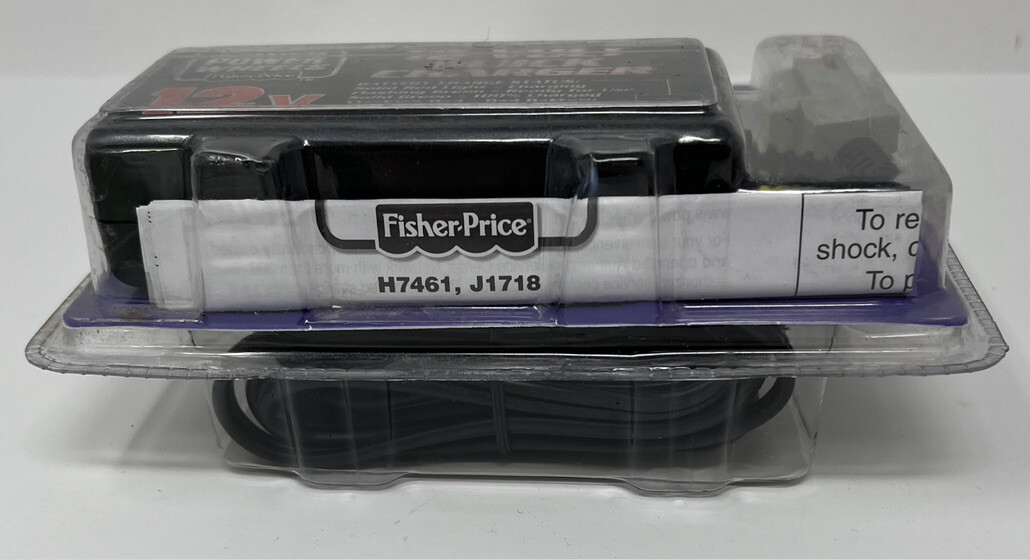 2006 Fisher Price Power Wheels 12 Volt Quick Charger 2 Hours J1718-0980 Sealed