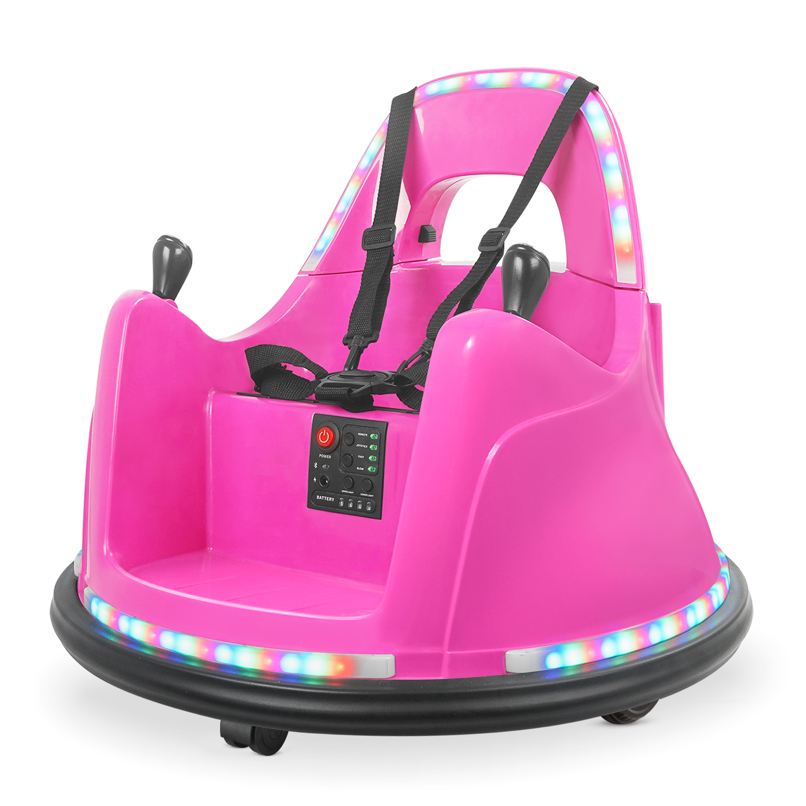 Kidzone 360°Spin Wifi Bumper Car for Toddlers & Kids, ASTM Certified