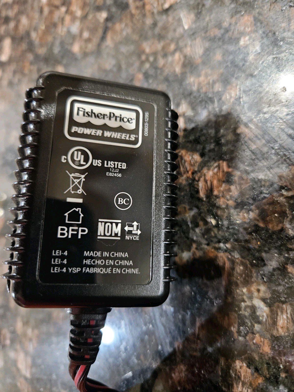 OEM Power Wheels Grey 12V Grey Battery Charger 00801-1480 00801-1778 00801-2101