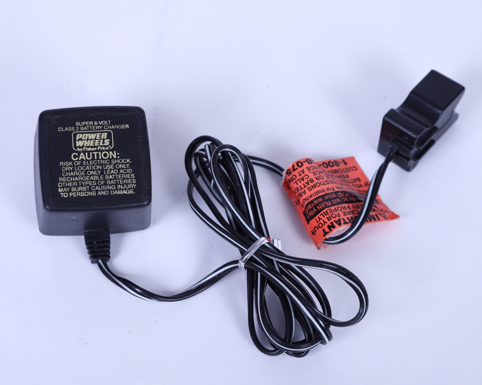 Power Wheels 6 Volt Super Battery Charger MODEL BC-120-61200 part # 00801-0974