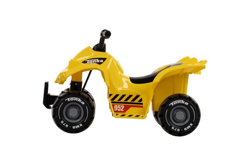 HUFFY TONKA TRUCK BATTERY RIDE-ON QUAD – 6V – AGE 1.5+ YEARS OLD – YELLOW