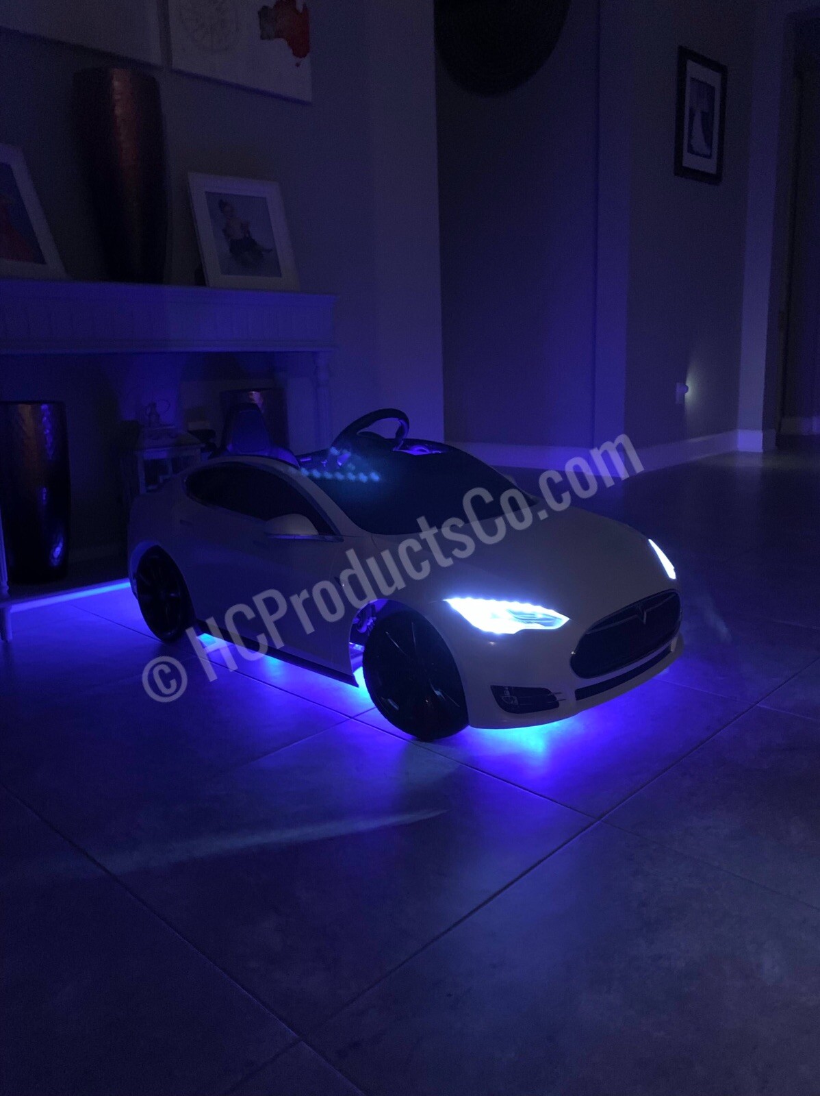 Bluetooth Controlled 20 inch LED Light Kit For Kids Electric Cars